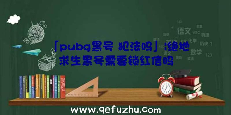 「pubg黑号